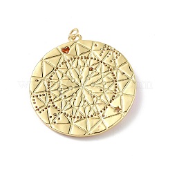 Латунные микро проложить кубического циркония подвески&nbsp;KK-E068-VF347