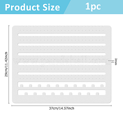 Акриловый настенный держатель для сережек&nbsp;ODIS-WH0086-110B