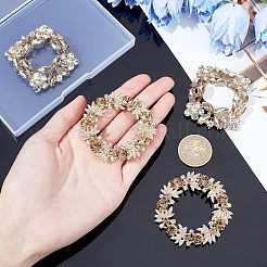 4 шт. 2-х стильные литые пряжки для обуви&nbsp;ALRI-FG0001-02