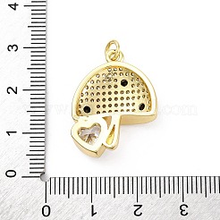 Латунные микро проложить кубического циркония подвески&nbsp;KK-U066-16G