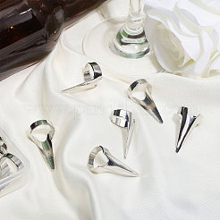 20 шт. инструмент для пробора волос на бороде из сплава&nbsp;RJEW-GL0001-01