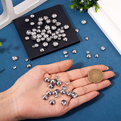 360 шт. 3 стиля 316 нержавеющая сталь разделительные бусины&nbsp;STAS-TA0005-35