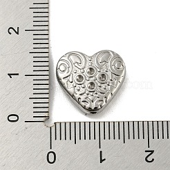 Устойчивые к потускнению бусины из нержавеющей стали 304 со стразами&nbsp;LS-STAS-A091-08P