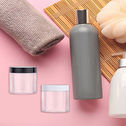 2 шт. прозрачная пластиковая пустая переносная баночка для крема для лица&nbsp;CON-LP0001-04