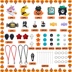 Набор для самостоятельного изготовления ремней для мобильного телефона на тему Хэллоуина&nbsp;DIY-SC0032-67