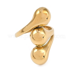 Кольца-манжеты из нержавеющей стали 304 для женщин&nbsp;RJEW-A049-01A-G