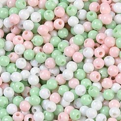 Непрозрачные акриловые бусины&nbsp;X1-OACR-H118-07B-12