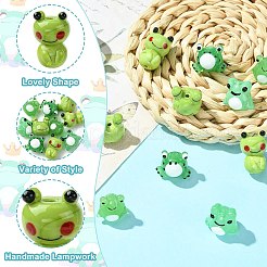 10 шт. 5 стиля лягушки для украшения дома&nbsp;LAMP-CJ0002-58