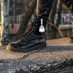 10 шт. 5 стиля подвески для обуви в виде привидения из акрила&nbsp;HJEW-CA00021