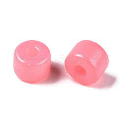 Непрозрачный стеклянный бисер с краской для выпечки&nbsp;SEED-T008-02H