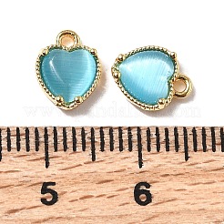 Сердце латунные амулеты&nbsp;KK-D024-02D-G