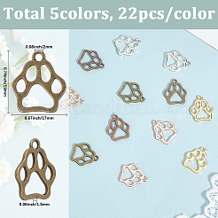 110 шт. 5 цвета подвески из сплава в тибетском стиле&nbsp;FIND-SC0019-81