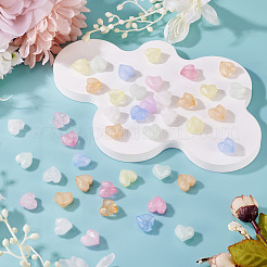 Светящиеся прозрачные акриловые бусины&nbsp;LACR-TA0001-07A