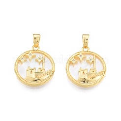 Подвески из синтетических белых ракушек&nbsp;KK-A165-17G