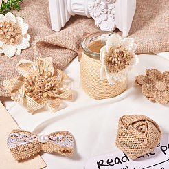 12 шт. 6 стиля аксессуаров для украшения из джута&nbsp;DIY-TA0011-98