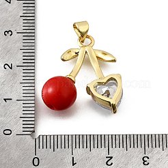 Латунные микро проложить кубического циркония подвески&nbsp;KK-Z104-01G