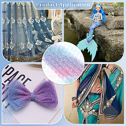 Сетчатая ткань из полиэстера DIY-WH0308-683B