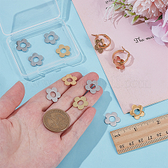 12шт 2 цвета подвески из нержавеющей стали&nbsp;STAS-WR0001-45