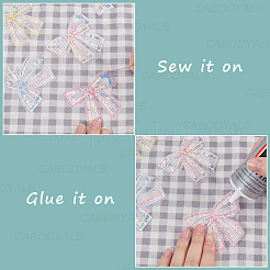 40 шт. 5-х цветный полиэстер с сетчатой вышивкой&nbsp;PATC-CY0001-35