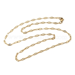 Ожерелья из цепочек из нержавеющей стали 304 с тиснением&nbsp;STAS-O053-28G