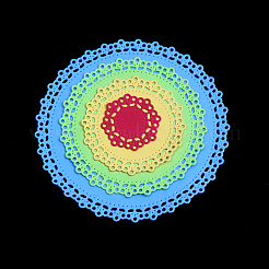 Плоская круглая рамка из углеродистой стали вырубные трафареты&nbsp;DIY-F028-79
