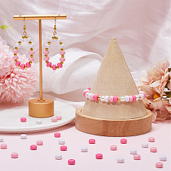 600шт 3 цвета непрозрачные акриловые бусины&nbsp;MACR-SP0001-23A