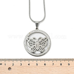 Кольцо из нержавеющей стали 201 с кристаллами и стразами&nbsp;NJEW-P327-01P