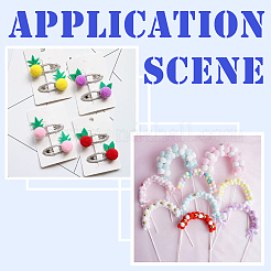 380шт. 19-х цветный полиэстеровый помпон-шар&nbsp;DIY-SC0031-34