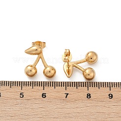 Серьги-гвоздики из нержавеющей стали 304&nbsp;EJEW-S265-03G-C