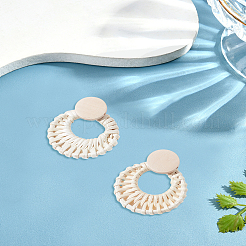 1 пара серег-гвоздиков из сплава&nbsp;EJEW-LP0007-089