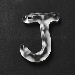 Подвески с алфавитом из прозрачной смолы&nbsp;LS-RESI-C028-02J