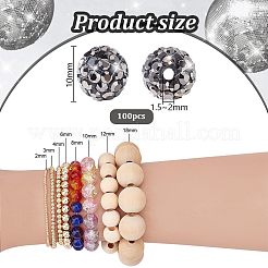 100 шт. Проложить бусины для дискотечного шара&nbsp;FIND-PH0022-10