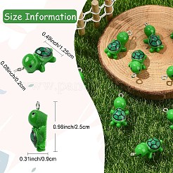 Подвески из непрозрачной смолы 10 шт.&nbsp;RESI-YW0002-10C