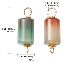 Подвески из натурального павлиньего агата&nbsp;PALLOY-YW0001-54