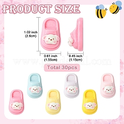 Кабошоны из непрозрачной смолы&nbsp;FIND-YW0011-35