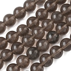 Натуральные ледяные обсидиановые бусинки&nbsp;G-P590-A01-8mm-01