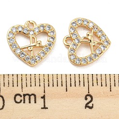 Латунные микро кубические циркониевые прелести&nbsp;KK-Q789-28G