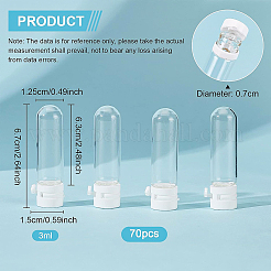 Прозрачные стеклянные бутылки&nbsp;LS-AJEW-WH0010-07B