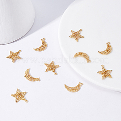 16шт 2 латунные подвески&nbsp;KK-BC0002-06G