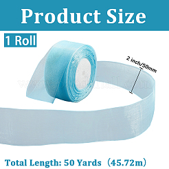 1 рулон прозрачной органзовой ленты&nbsp;SRIB-CY0001-22C-12