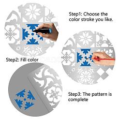 Трафареты для штампов из нержавеющей стали&nbsp;DIY-WH0238-058