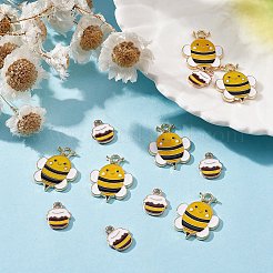12шт 2 стиля подвески из сплава с эмалью&nbsp;ENAM-YW0003-18