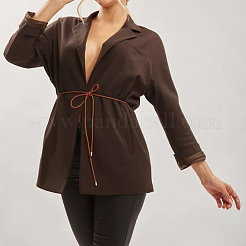 1 шт. плетеный ремень из искусственной кожи&nbsp;AJEW-CL0001-56B