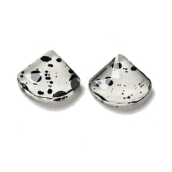 Кабошоны из смолы с точечным узором&nbsp;LS-MRMJ-G015-07