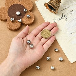 12 шт. 6 стиля застежек европейского типа из нержавеющей стали 304&nbsp;STAS-CJ0002-77