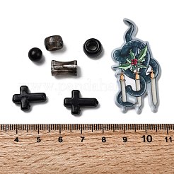 Непрозрачные и прозрачные акриловые бусины&nbsp;SACR-XCP0001-06F