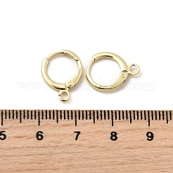 Латунные серьги-обручи&nbsp;KK-L179-04G-A