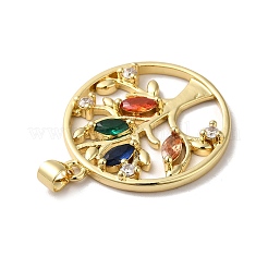 Стойки обшивки латунь микро проложить Циркон подвеску&nbsp;KK-F853-08G