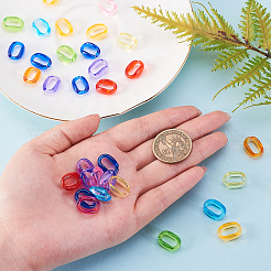 250 г прозрачных акриловых соединительных колец&nbsp;TACR-CJ0001-36