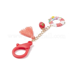 Ручной работы ткацкий станок узор бисер кулон украшения&nbsp;HJEW-MZ00008